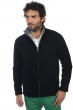Cashmere & Yak men chunky sweater vincent black grey marl 2xl